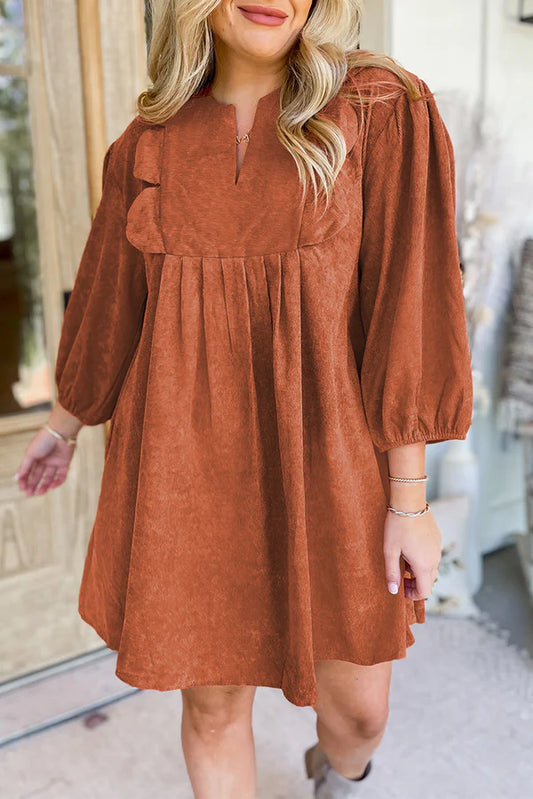 Maribel Corduroy Dress