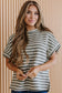 Sandy Textured Crew Neck Top