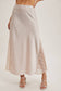 The Lila Lace Satin Midi Skirt