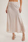 The Lila Lace Satin Midi Skirt
