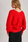 Crossover Knit Sweater
