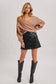 Crossover Knit Sweater