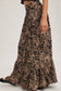 Paisley Wide Ruffled Pants