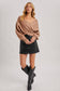 Crossover Knit Sweater