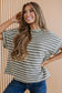 Sandy Textured Crew Neck Top