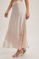 The Lila Lace Satin Midi Skirt