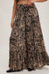 Paisley Wide Ruffled Pants