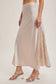 The Lila Lace Satin Midi Skirt
