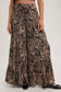 Paisley Wide Ruffled Pants