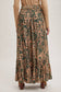 Paisley Wide Ruffled Pants