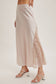 The Lila Lace Satin Midi Skirt