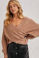 Crossover Knit Sweater