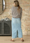 Bria Light Wash Denim Maxi Skirt