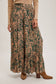 Paisley Wide Ruffled Pants