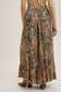 Paisley Wide Ruffled Pants