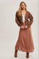 The Lila Lace Satin Midi Skirt