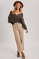 Crossover Knit Sweater