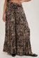 Paisley Wide Ruffled Pants