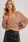 Crossover Knit Sweater