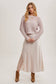 The Lila Lace Satin Midi Skirt