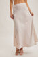 The Lila Lace Satin Midi Skirt