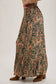 Paisley Wide Ruffled Pants