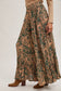 Paisley Wide Ruffled Pants