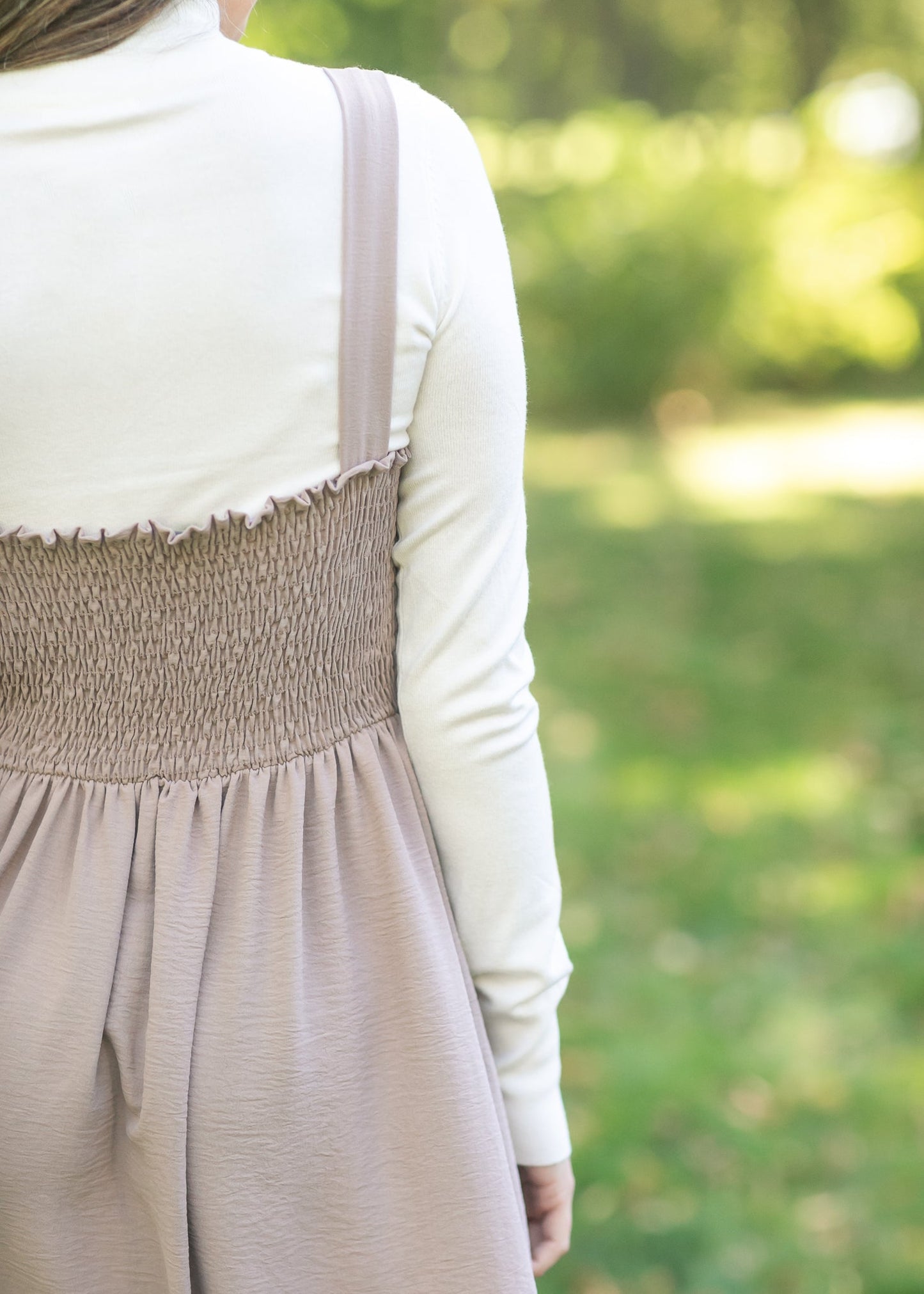 Laken Smocked Back Midi Dress