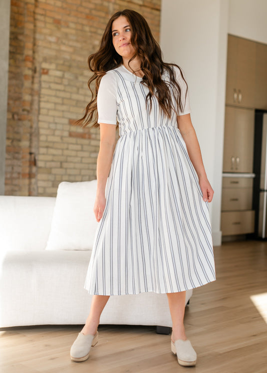 Laken Striped Midi Dress - FINAL SALE