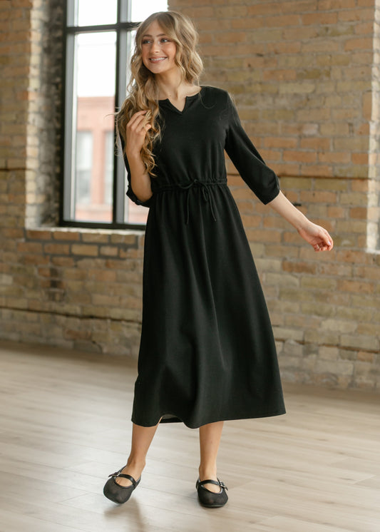 Monica Tie Waist Midi Dress - FINAL SALE